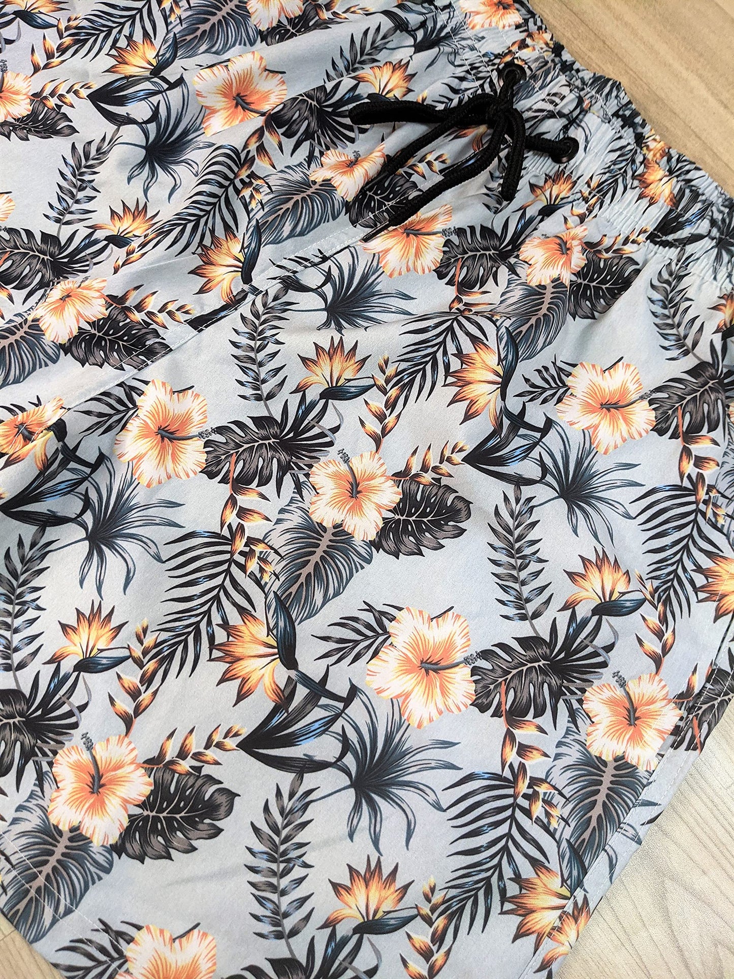 Brazilian Breeze Men's Swim Trunk Quick Dry Summer Beach Shorts 3 Pkts