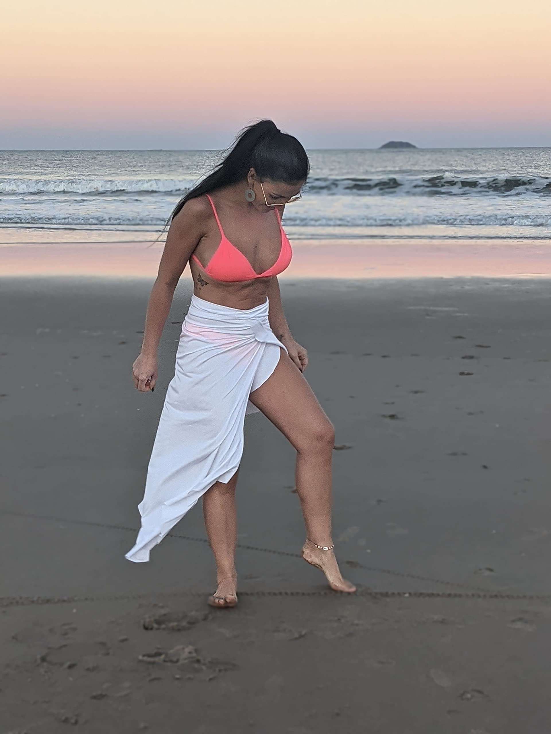 Brazilian Breeze Women's Adjustable Strap Tie Side Bikini Bottom Made